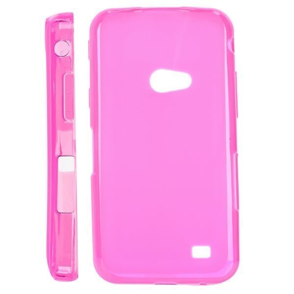 Soft Shell Läpikuultava Kuuma Pinkki Samsung Galaxy Beam Suojakuori