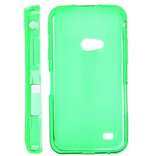 Soft Shell Läpikuultava Vihreä Samsung Galaxy Beam Silikonikuori