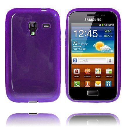 Soft Shell Läpikuultava Violetti Samsung Galaxy Ace Plus Silikonikuori