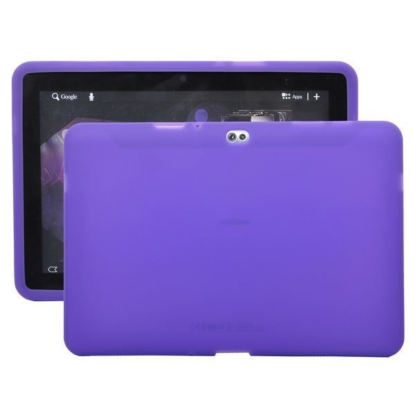 Soft Shell Läpikuultava Violetti Samsung Galaxy Tab 10.1 Silikonikuori