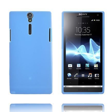 Soft Shell Matta Pintainen Sininen Sony Xperia S Silikonikuori