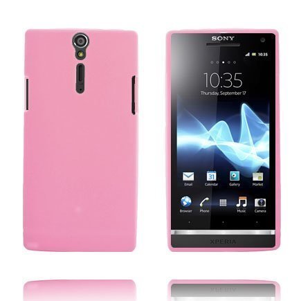 Soft Shell Mattapintainen Pinkki Sony Xperia S Suojakuori