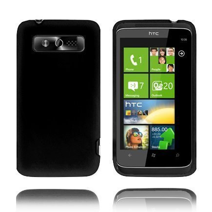 Soft Shell Musta Htc 7 Trophy Silikonikuori