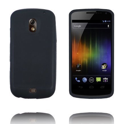 Soft Shell Musta Samsung Galaxy Nexus Silikonikuori