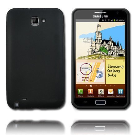Soft Shell Musta Samsung Galaxy Note Silikonikuori
