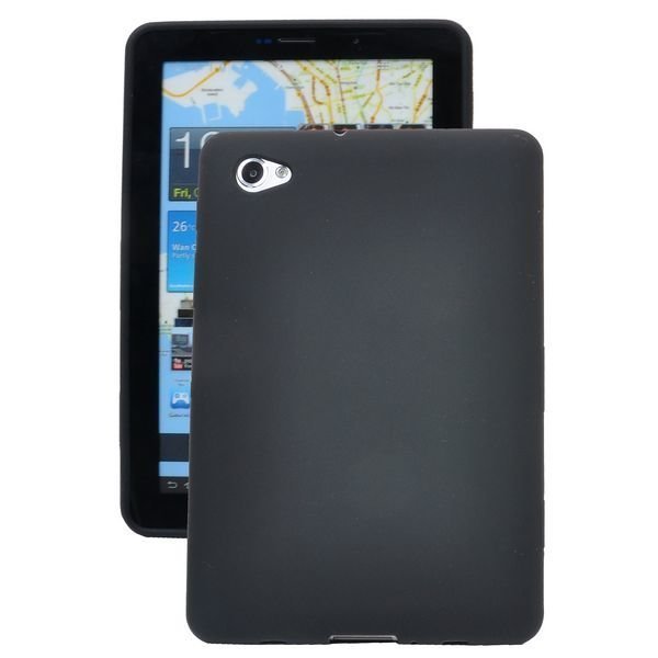 Soft Shell Musta Samsung Galaxy Tab 7.7 Silikonikuori