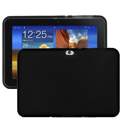 Soft Shell Musta Samsung Galaxy Tab 8.9 Silikonikuori