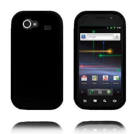 Soft Shell Musta Samsung Samsung Google Nexus S Silikonikuori