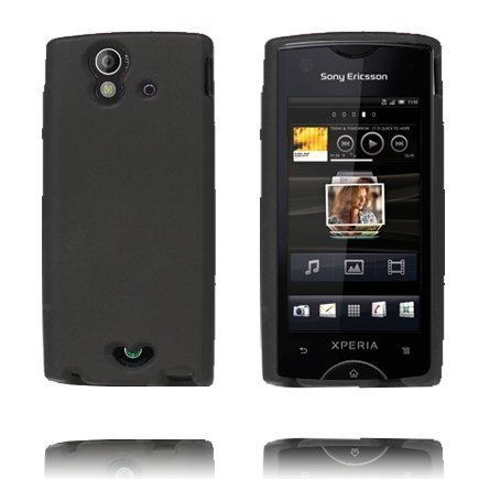 Soft Shell Musta Sony Ericsson Xperia Ray Silikonikuori