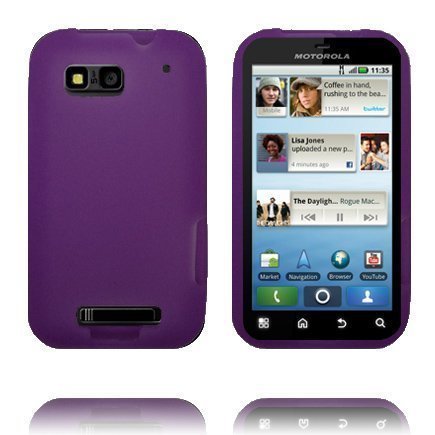 Soft Shell New Cut Violetti Motorola Defy Silikonikuori