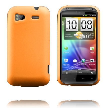 Soft Shell Oranssi Htc Sensation Silikonikuori