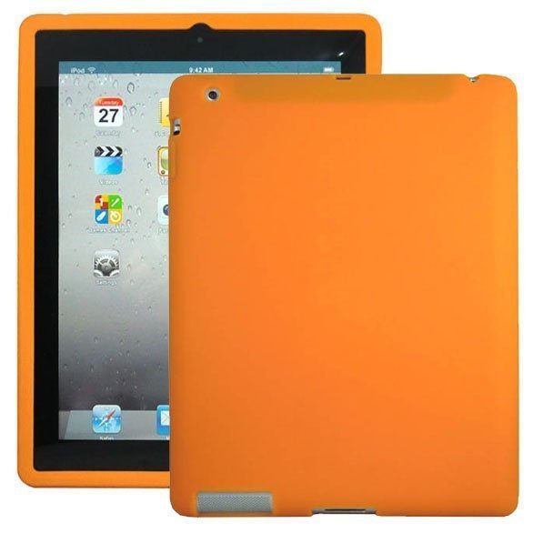 Soft Shell Oranssi Ipad 3 & 4 Silikonikuori