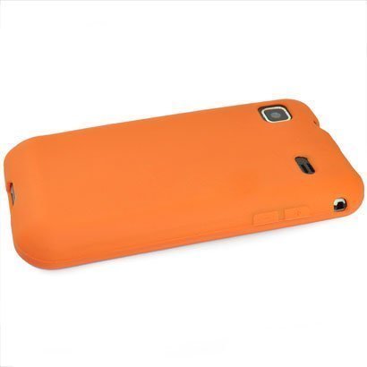 Soft Shell Oranssi Samsung Galaxy S Silikonikuori