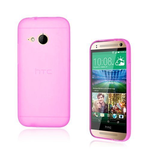 Soft Shell Pinkki Htc One M8 Mini Suojakuori