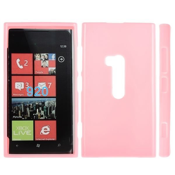 Soft Shell Pinkki Nokia Lumia 920 Suojakuori