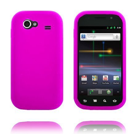 Soft Shell Pinkki Samsung Google Nexus S Silikonikuori