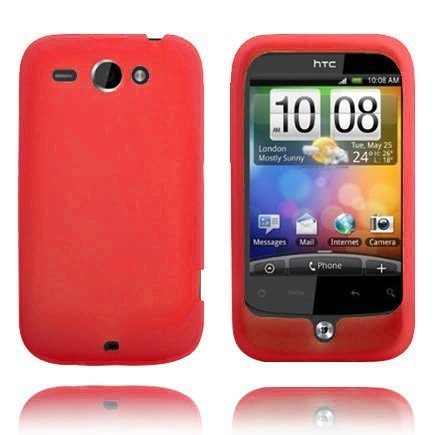 Soft Shell Punainen Htc Wildfire G8 Silikonikuori