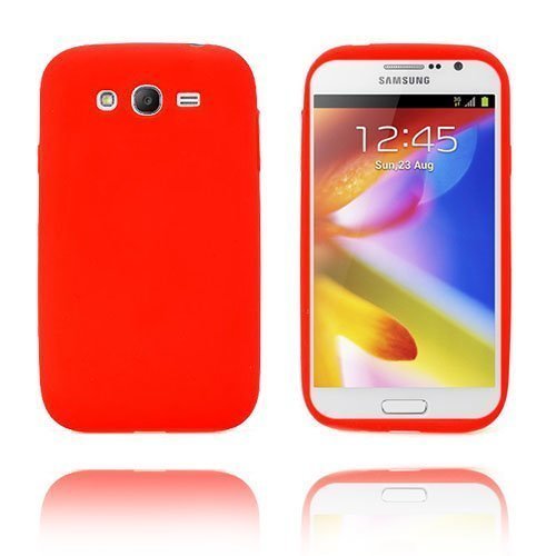 Soft Shell Punainen Samsung Galaxy Grand Duos Suojakuori