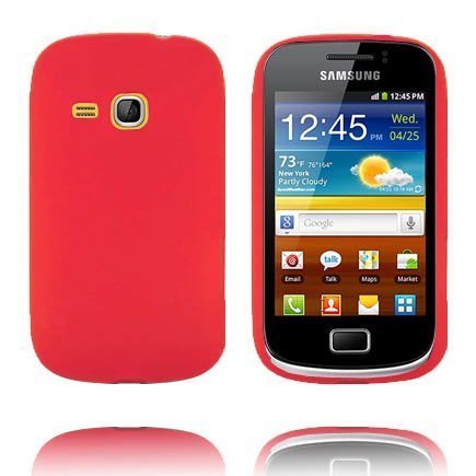 Soft Shell Punainen Samsung Galaxy Mini 2 Silikonikuori