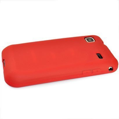 Soft Shell Punainen Samsung Galaxy S Silikonikuori