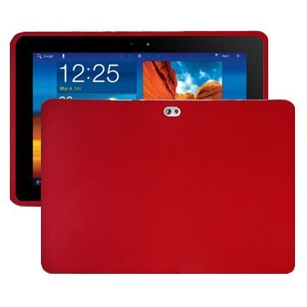Soft Shell Punainen Samsung Galaxy Tab 10.1 Silikonikuori
