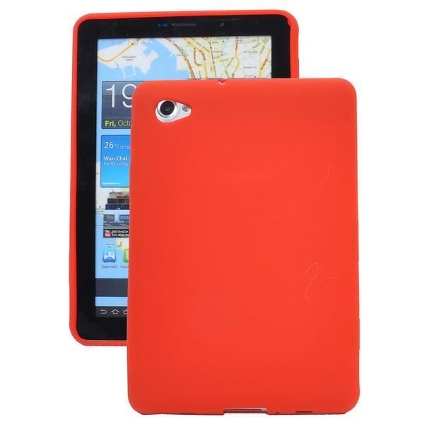 Soft Shell Punainen Samsung Galaxy Tab 7.7 Silikonikuori