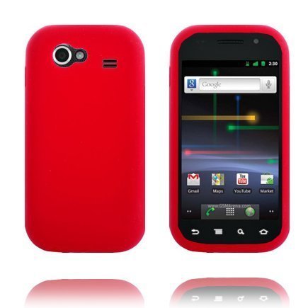 Soft Shell Punainen Samsung Google Nexus S Silikonikuori