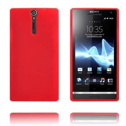 Soft Shell Punainen Sony Xperia S Silikonikuori