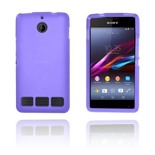 Soft Shell Purppura Sony Xperia E1 Suojakuori