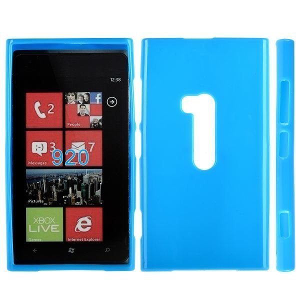 Soft Shell Sininen Nokia Lumia 920 Silikonikuori