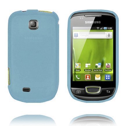Soft Shell Sininen Samsung Galaxy Mini Silikonikuori