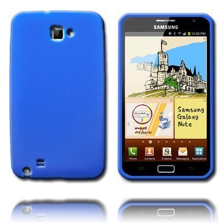 Soft Shell Sininen Samsung Galaxy Note Silikonikuori