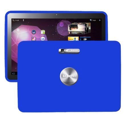 Soft Shell Sininen Samsung Galaxy Tab 10.1 P7100 Silikonikuori