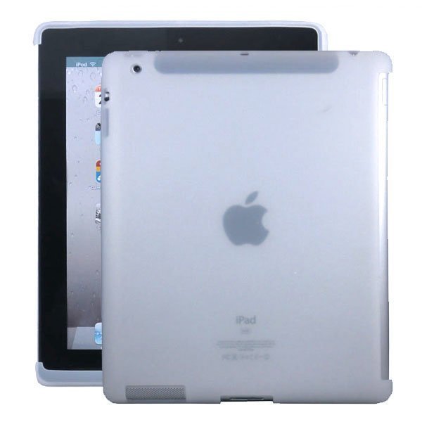 Soft Shell Smart Cut Valkoinen Ipad 3 & 4 Silikonikuori