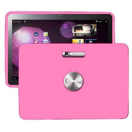Soft Shell Vaaleanpunainen Samsung Galaxy Tab 10.1 Suojakuori