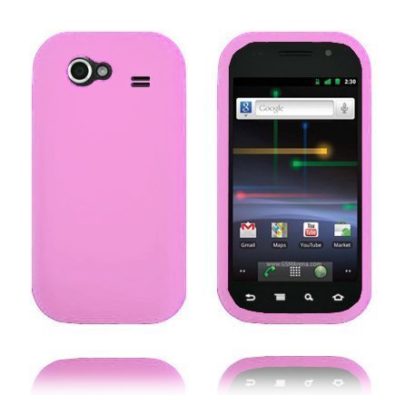 Soft Shell Vaaleanpunainen Samsung Google Nexus S Silikonikuori