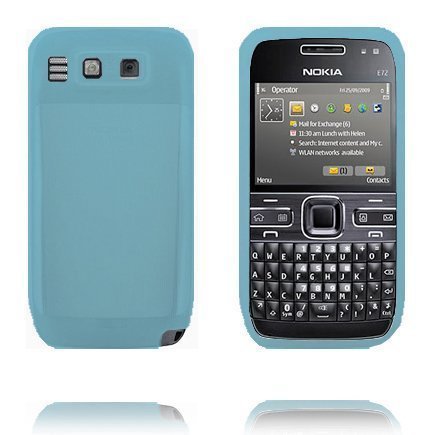 Soft Shell Vaaleansininen Nokia E72 Silikonikuori