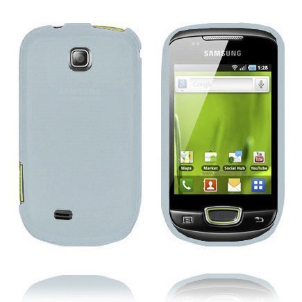 Soft Shell Vaaleansininen Samsung Galaxy Mini Silikonikuori