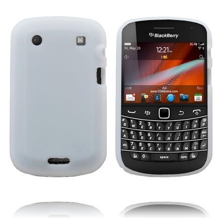 Soft Shell Valkoinen Blackberry Bold 9900 / 9930 Silikonikuori