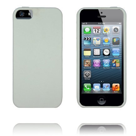 Soft Shell Valkoinen Iphone 5 Silikonikuori
