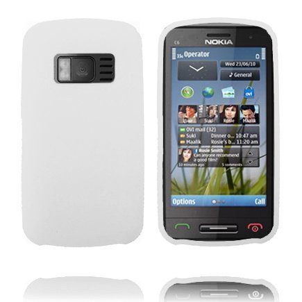 Soft Shell Valkoinen Nokia C6-01 Silikonikuori