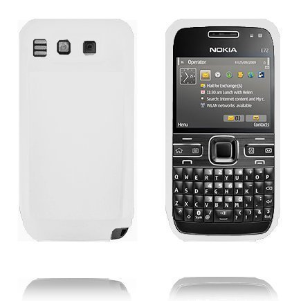Soft Shell Valkoinen Nokia E72 Silikonikuori
