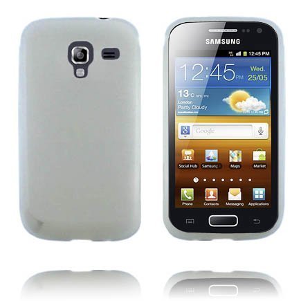 Soft Shell Valkoinen Samsung Galaxy Ace 2 Silikonikuori