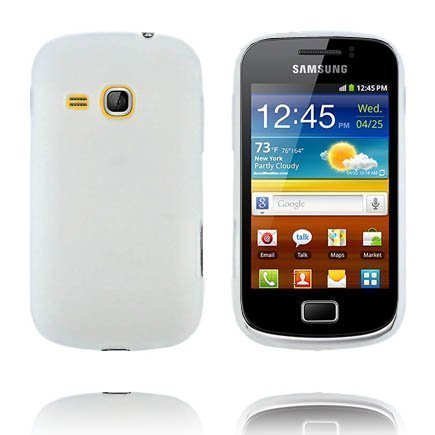 Soft Shell Valkoinen Samsung Galaxy Mini 2 Silikonikuori