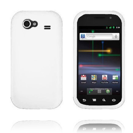 Soft Shell Valkoinen Samsung Google Nexus S Silikonikuori