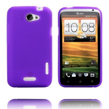 Soft Shell Ver. Ii Violetti Htc One X Silikonikuori