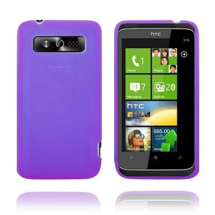 Soft Shell Violetti Htc 7 Trophy Silikonikuori