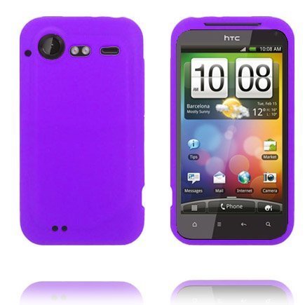 Soft Shell Violetti Htc Incredible S Silikonikuori