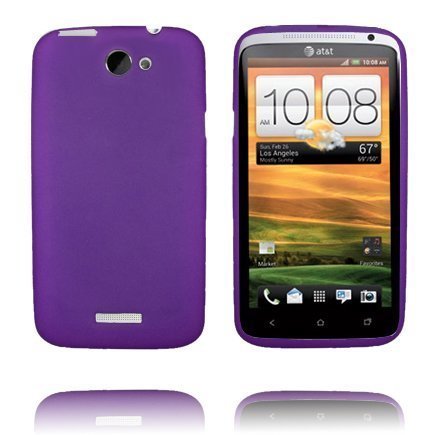 Soft Shell Violetti Htc One X Silikonikuori