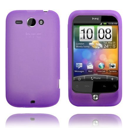 Soft Shell Violetti Htc Wildfire Silikonikuori